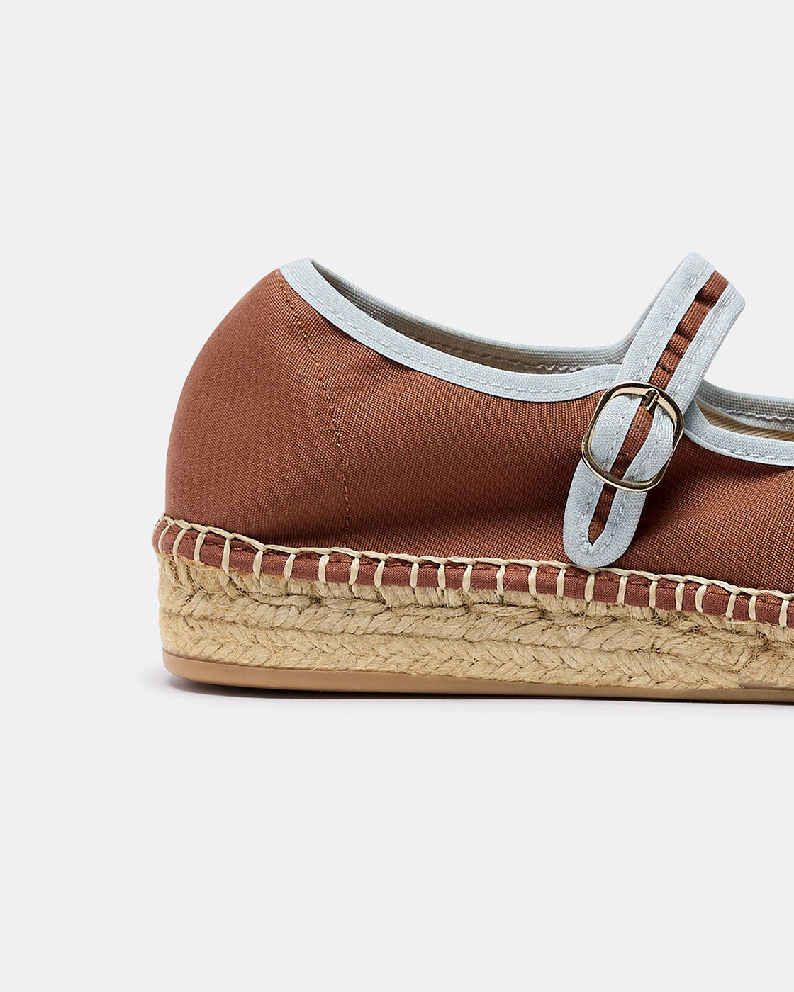 PEONIA MARRON-AZUL CLARO