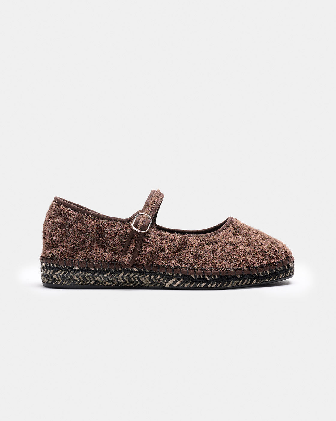 MUESTRA PEONIA MARRON OSCURO BOUCLE