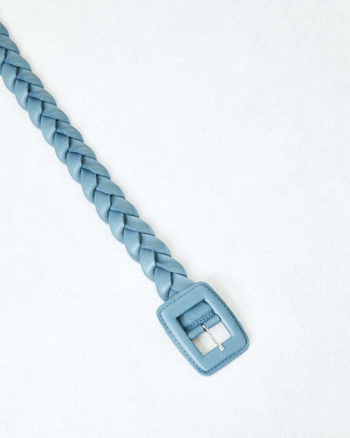 Trenza Cinturon Trenzado Azul