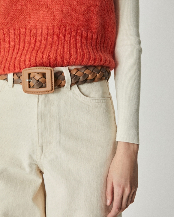 SATTA CAMEL-TAUPE BELT