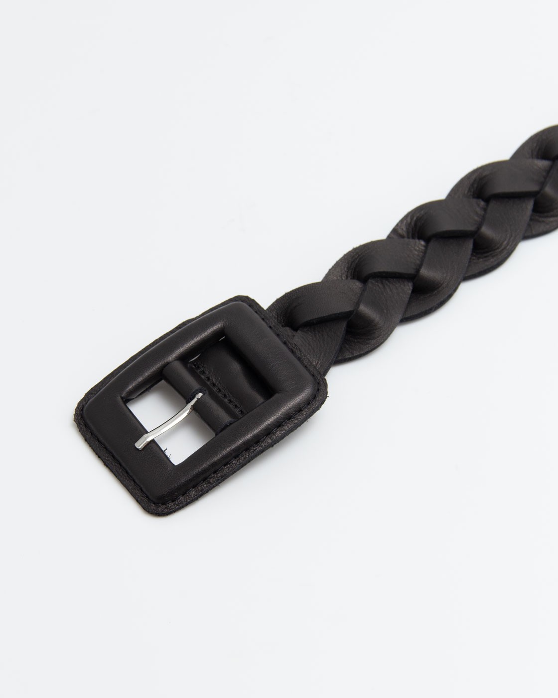 Trenza Braided Belt Black