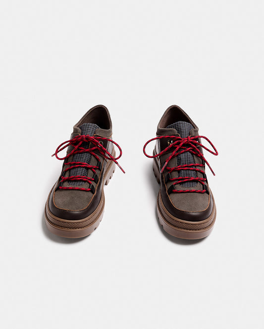 ABRA DARK BROWN CHECK