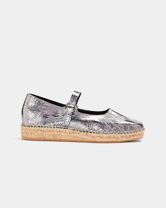 Muestra Peonia Gris metalizado