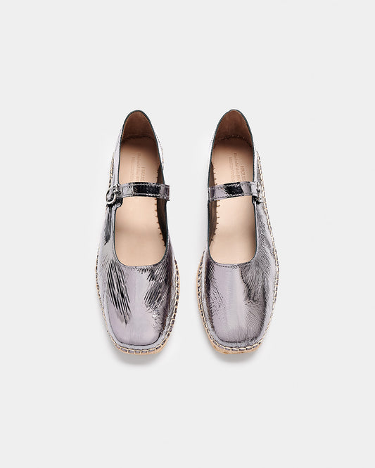 Muestra Peonia Gris metalizado