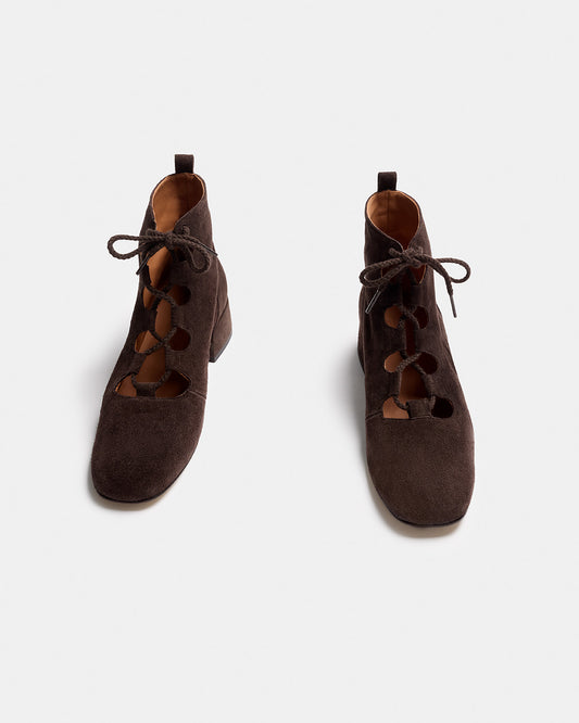 ELUR SIN PICADOS MARRON OSCURO