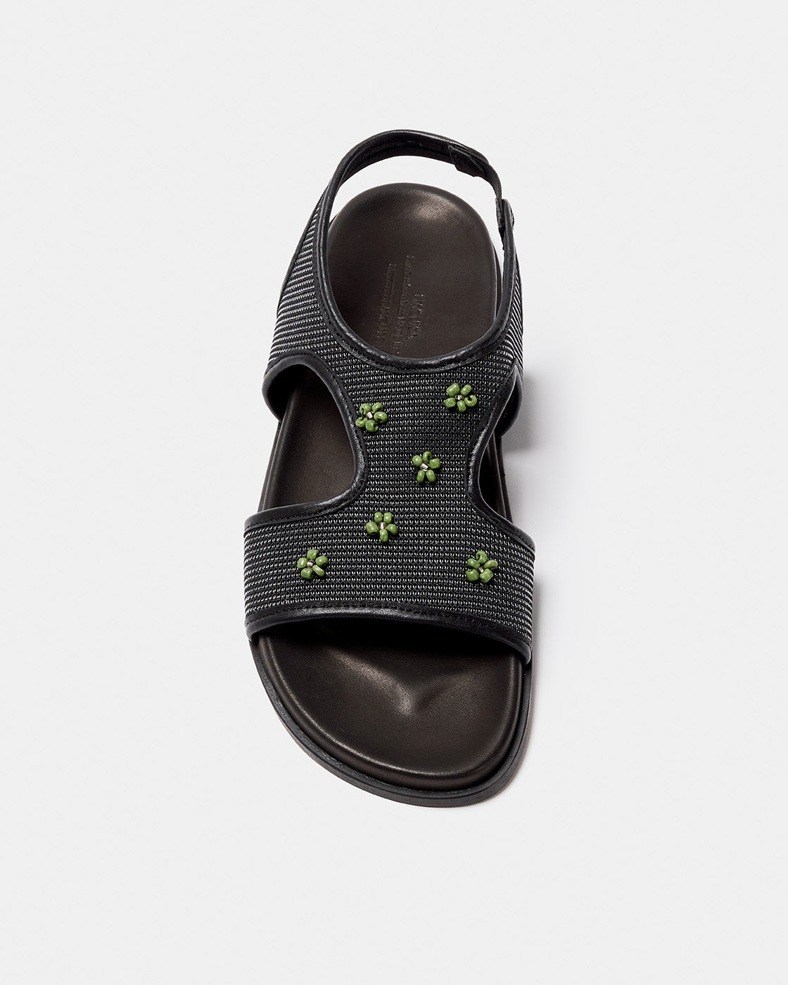 아다이아 블랙 메시-그린