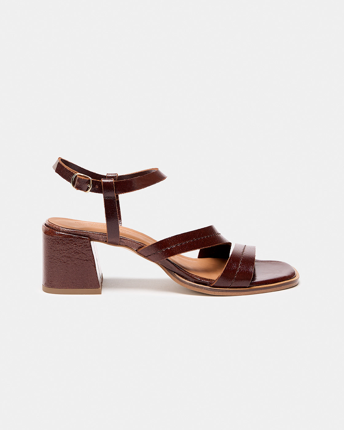 발리스 브라운 페이턴트 가죽