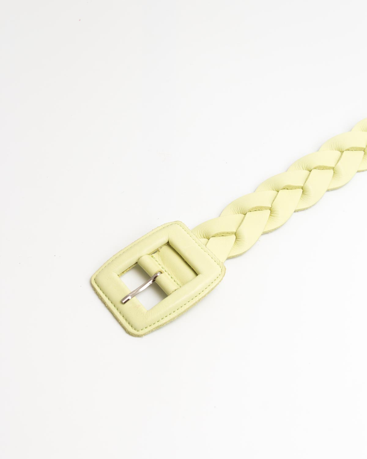 Trenza Braided Belt Lime