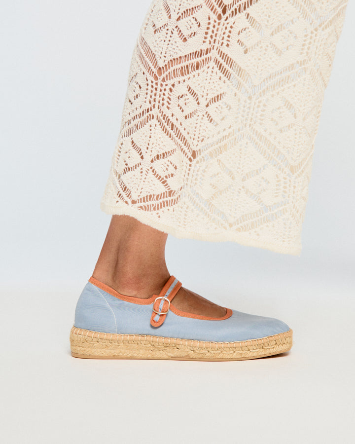 PEONIA AZUL CLARO-NARANJA