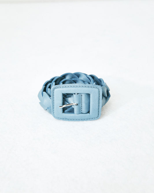 Trenza Cinturon Trenzado Azul